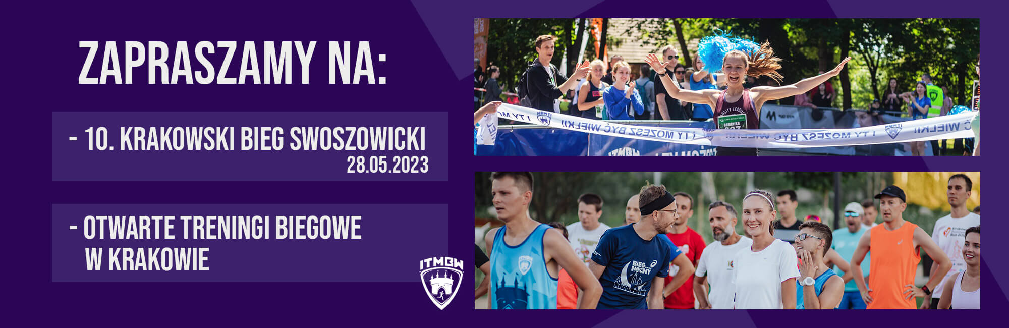 Zapraszamy na 10. Krakowski Bieg Swoszowicki i otwarte treningi biegowe w Krakowie
